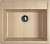 Кухонная мойка Dr.Gans (Доктор Ганс) &quot;НИКА 570&quot; 570x510x217 цвет терра