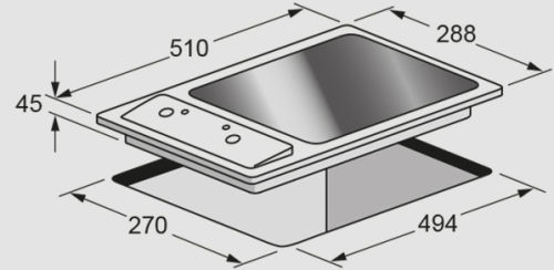 Электрическая варочная панель Fulgor-Milano (Фулгор-Милано) PH 302 HL X