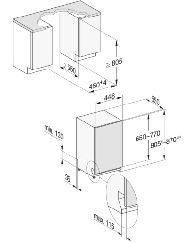 Встраиваемая посудомоечная машина Miele (Мили) G5590SCVi SL Active