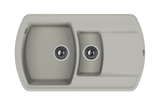 Кухонная мойка Florentina (Флорентина) Нире 860К, грей