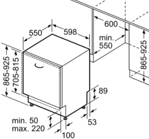 Встраиваемая посудомоечная машина NEFF (Нефф) S297TCX00E