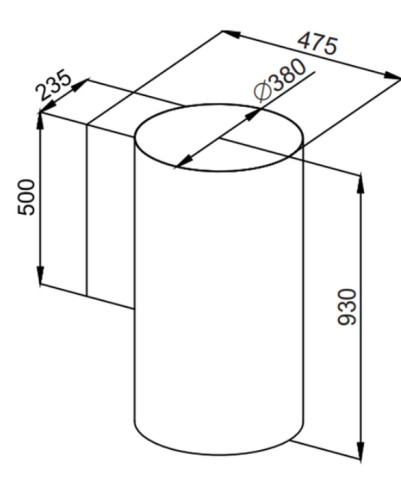 Вытяжка MAUNFELD (Маунфилд) Lee Wall (sensor) 39 черный