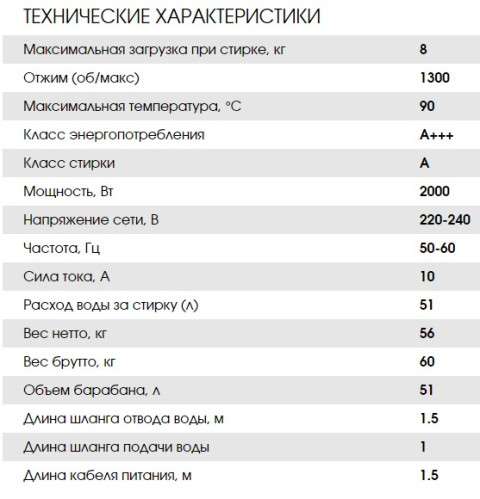 Стиральная машина Weissgauff (Вайсгауф) WM 40380 TD Inverter