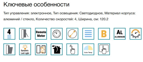 Вытяжка Falmec (Фалмек) Shelf Customizable 120 NERO (CKMN20.E3P2 ZZZN400F)