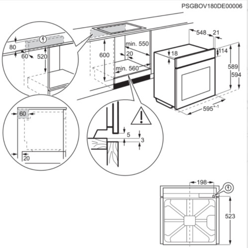 Электрический духовой шкаф Electrolux (Электролюкс) OPEB 4534 X