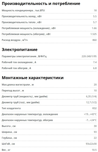 Сплит-система Ecoclima (Экоклима) ECW-HE18/AA-4R2