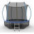 Батут EVO Jump Internal 8ft (Blue) + Lower net, с внутренней сеткой