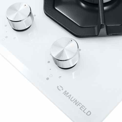 Газовая варочная панель MAUNFELD (Маунфилд) EGHG.32.2CW/G белый + ВИДЕО О ТОВАРЕ
