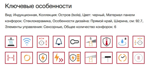 Индукционная варочная панель Smeg (Смег) SISL7964