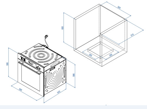 Газовый духовой шкаф Weissgauff (Вайсгауфф) WGO 700 D Inox