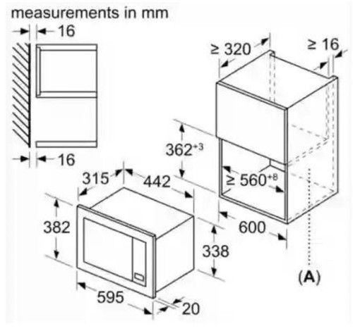 Встраиваемая микроволновая печь Bosch (Бош) BEL623MD3