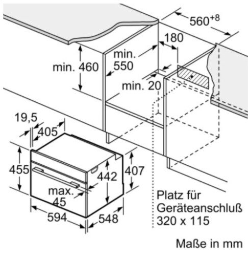 Электрический духовой шкаф Siemens (Сименс) CM724G1B1