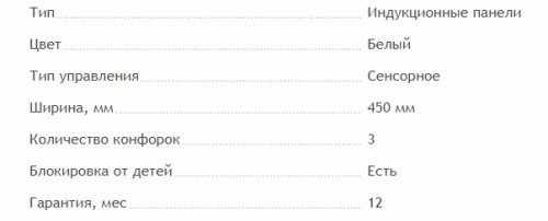 Индукционная варочная панель MAUNFELD (Маунфилд) EVI.453-WH