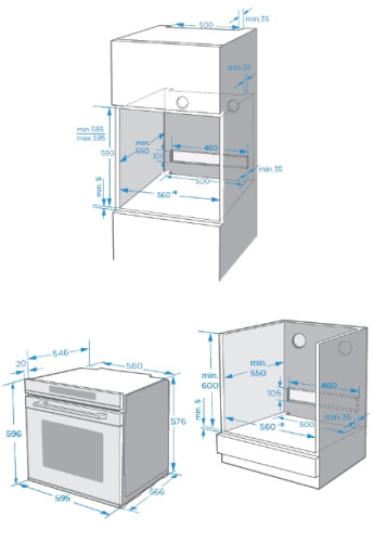 Электрический духовой шкаф Weissgauff (Вайсгауф) EOM 741 PDB Black Edition