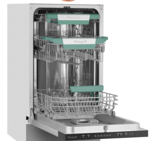 Встраиваемая посудомоечная машина Weissgauff (Вайсгауф) BDW 4536 D Inverter AutoOpen Infolight