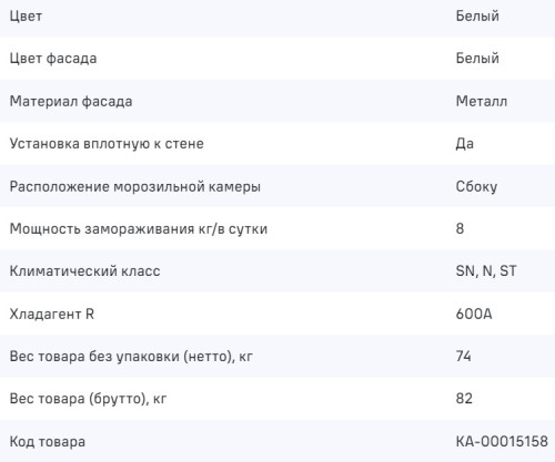 Холодильник MAUNFELD (Маунфилд) MFF177NFWE