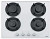 Газовая варочная панель Franke (Франке) FHMF 604 4G C WH