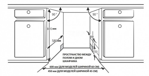 Посудомоечная машина Korting (Кёртинг) KDF 45240 N