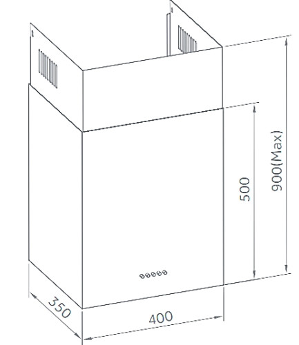 Вытяжка Weissgauff (Вайсгауф) Box 40 PB White