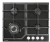 Газовая варочная панель Lex (Лекс) GVG 640-1 BL