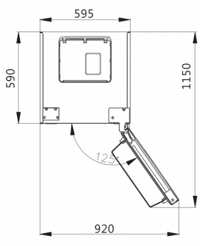 Холодильник Korting (Кёртинг) KNFC 62029 XN