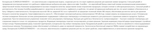 Холодильник Scandilux (Скандилюкс) R404Z01X