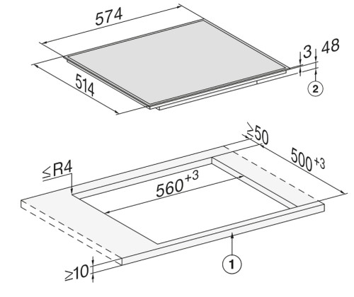 Индукционная варочная панель Miele (Мили) KM 7001 FR