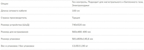 Газовая варочная панель MILLEN (Миллен) MGHD 7501 WH