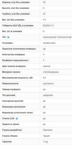 Индукционная варочная панель Schaub Lorenz (Шауб Лоренц) SLK IY 60 T1
