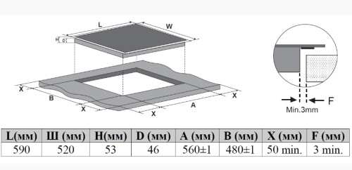 Индукционная варочная панель Weissgauff (Вайсгауф) HI 649 Dual Flex Premium