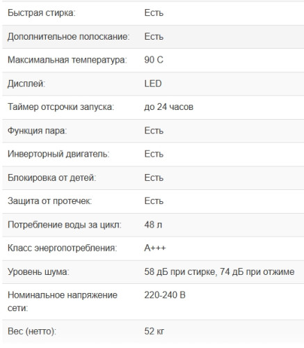 Встраиваемая стиральная машина Weissgauff (Вайсгауф) WM 45127 DC Inverter Steam