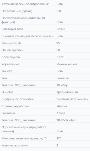 Газовый духовой шкаф DeLonghi (ДеЛонги) NSFG 9 XL RUS
