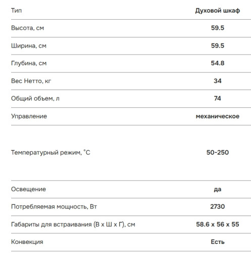 Электрический духовой шкаф NORDFROST (Нордфрост) HM 6080 B