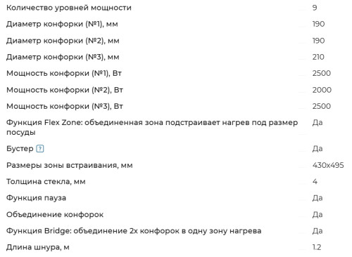 Индукционная варочная панель Meferi (Мефери) MIH453BK COMFORT PLUS