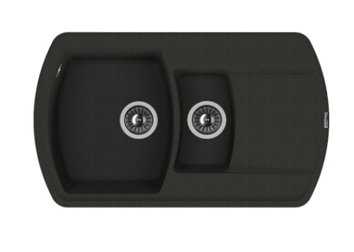 Кухонная мойка Florentina (Флорентина) Нире 860К, черный