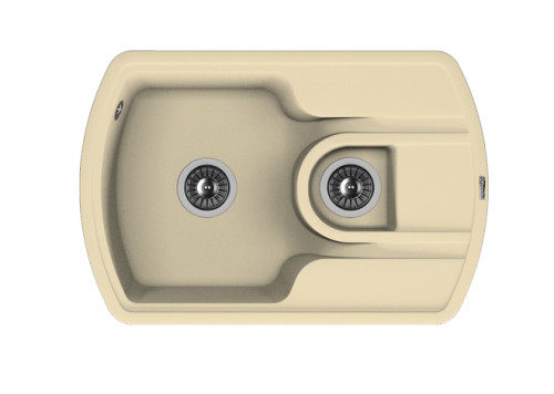 Кухонная мойка Florentina (Флорентина) Нире 760К, шампань