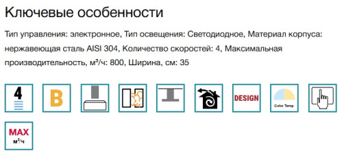 Вытяжка Falmec (Фалмек) POLAR EVO ISOLA X