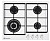 Газовая варочная панель Hebermann (Хеберманн) HBGG 604.1 W