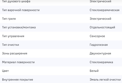 Электрическая плита MAUNFELD (Маунфилд) MEC611CW10TD