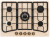 Газовая варочная панель RICCI (Риччи) HBS5711RD Газовая варочная панель RICCI (Риччи) HBS5711RD