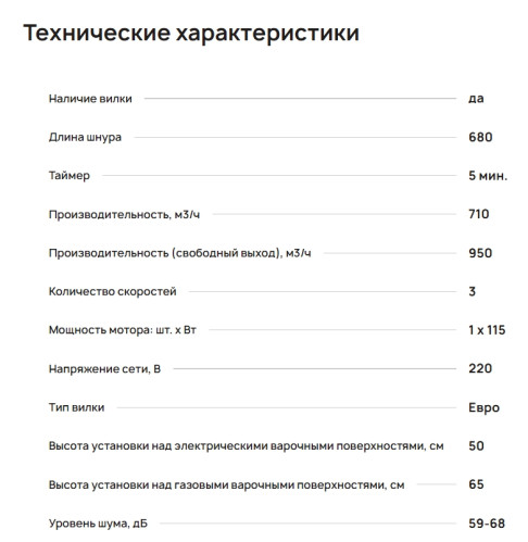 Вытяжка Krona (Крона) SATURN 600 DN WHITE 4S