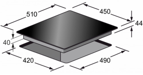 Индукционная варочная панель Kaiser (Кайзер) KCT 4746 FI