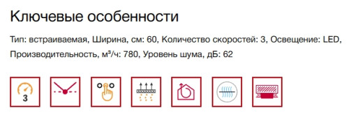 Встраиваемая вытяжка Kuppersberg (Купперсберг) INPUSH 60 W