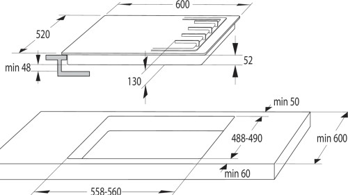 Газовая варочная панель Gorenje (Горенье) GW642CLI