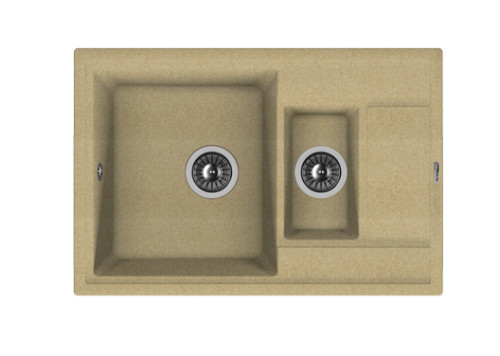 Кухонная мойка Florentina (Флорентина) Липси 780К, бежевый