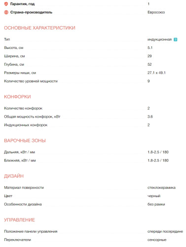 Индукционная варочная панель Electrolux (Электролюкс) LIT30231C