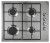 Газовая варочная панель Lex (Лекс) GVS 644-1 IX