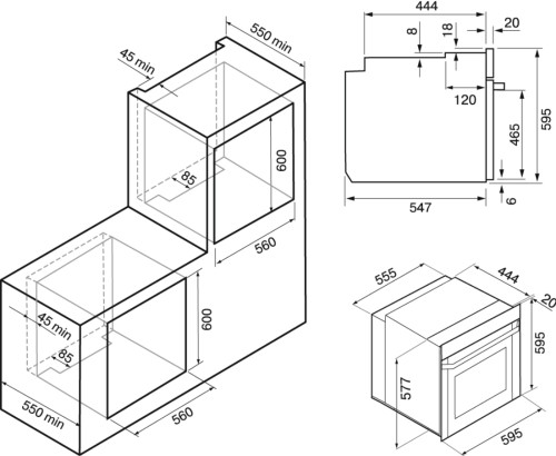 Электрический духовой шкаф Krona (Крона) LEGENDE 60 IV