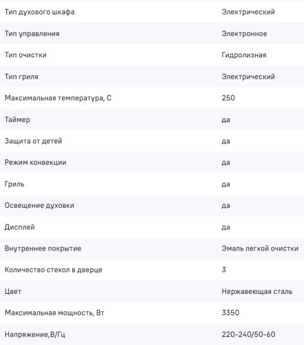 Электрический духовой шкаф MAUNFELD (Маунфилд) AEOH60106S