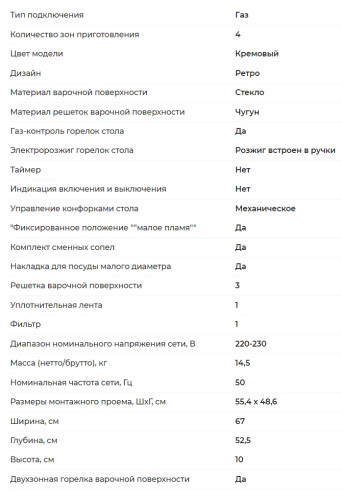 Газовая варочная панель GEFEST (Гефест) ПВГ 2231-01 Р37